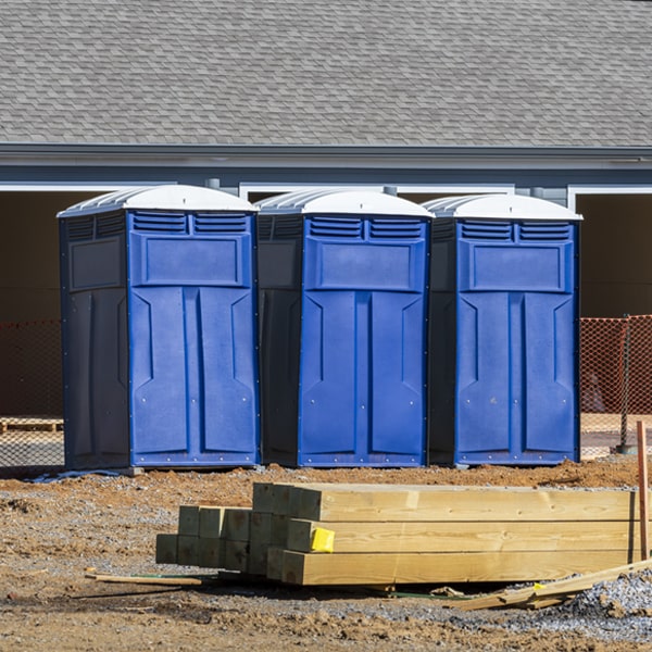 is there a specific order in which to place multiple portable restrooms in Gold Bar Washington